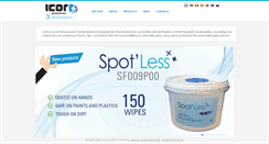 Desktop Screenshot of icor.be